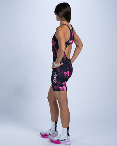 Zoot Sports TRI SLEEVELESS RACESUITS Women's Sprint Tri Hyperglide Open Back Racesuit - Icon