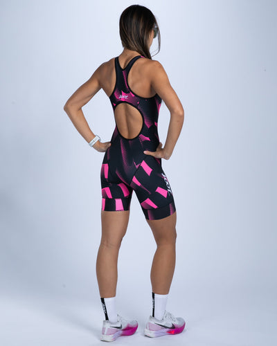 Zoot Sports TRI SLEEVELESS RACESUITS Women's Sprint Tri Hyperglide Open Back Racesuit - Icon