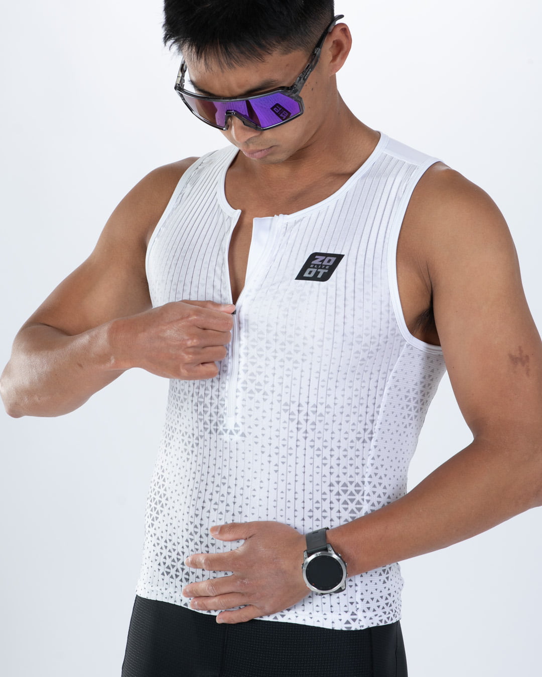 Zoot Sports TRI TANKS Men's Elite Tri Tank - Sonic White