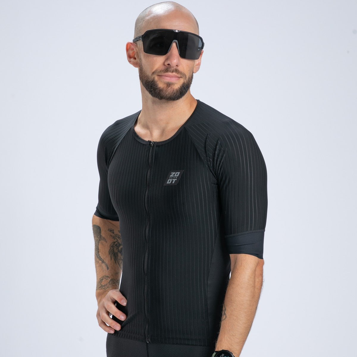 Zoot Sports TRI TOPS Men's Elite Tri Aero Jersey - Jet Black