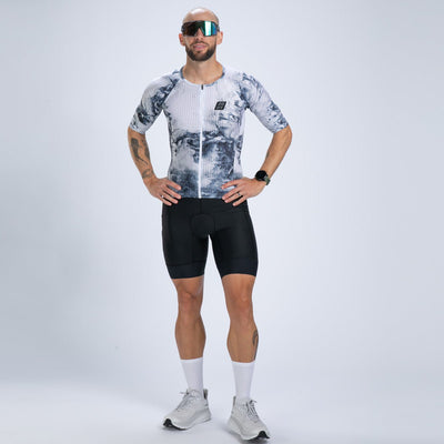 Zoot Sports TRI TOPS Men's Elite Tri Aero Jersey - Vapor White