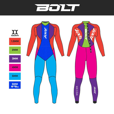 ZOOT BOLT WETSUIT NEON GREEN/SILVER (hombre)