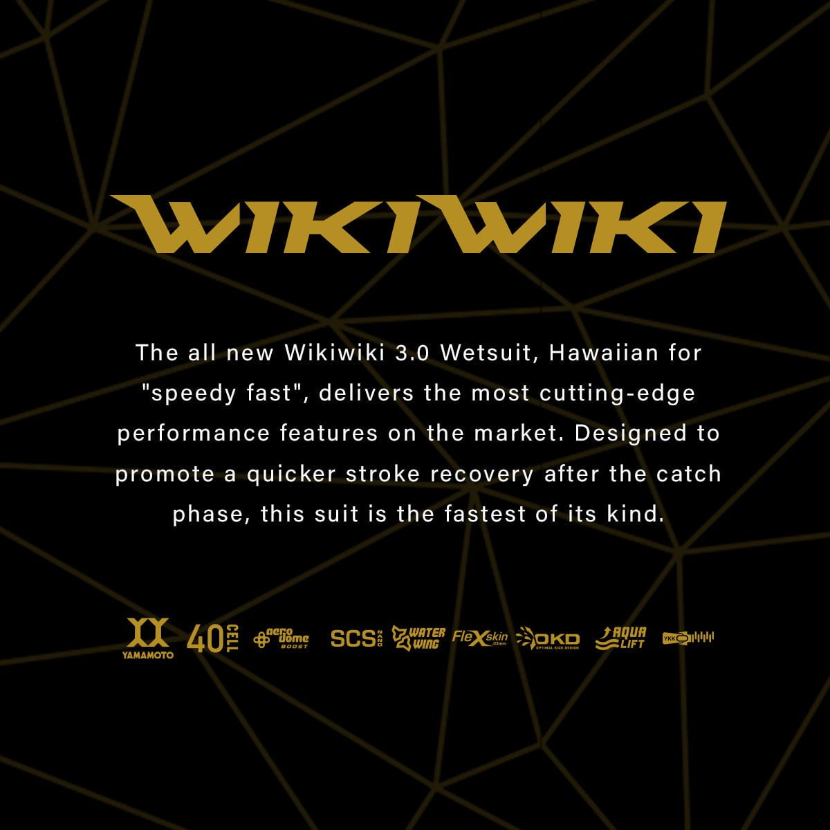 Zoot Sports WETSUITS Men's Wikiwiki 3.0 Wetsuit - Gold