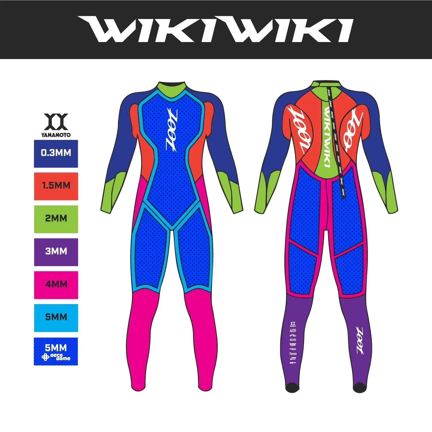 ZOOT WIKIWIKI WETSUIT GOLD (hombre)