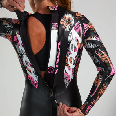 ZOOT KONA WETSUIT PINK FLORA (mujer)