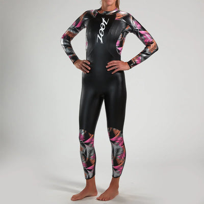 ZOOT KONA WETSUIT PINK FLORA (mujer)