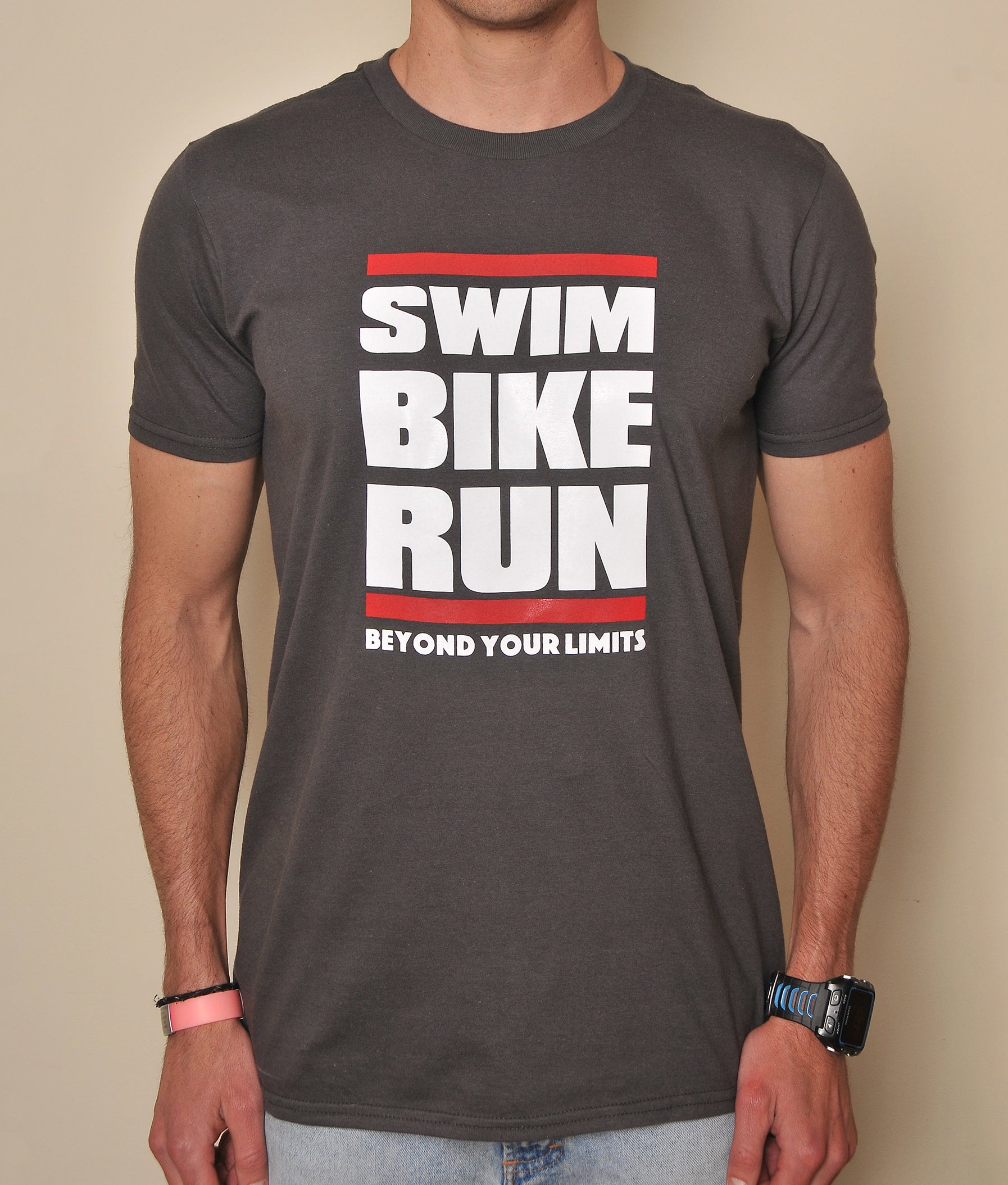 POLERA SWIM.BIKE.RUN BEYOND YOUR LIMITS